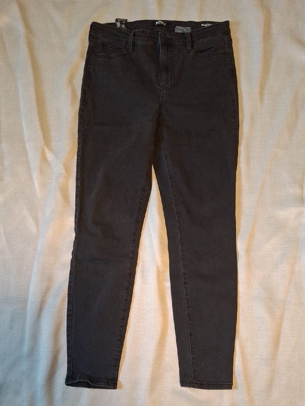 Buffalo David Bitton Mollie High Rise Skinny Jeans Black 8